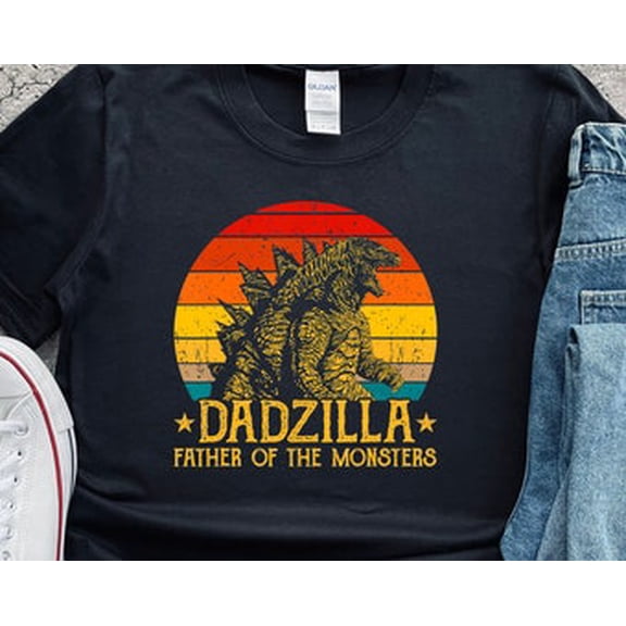 Simple Fit Dadzilla Shirt, Dad Gift, Husband Gift, Trendy Dad Shirt, Husband Gift, Father of the Monsters, Dad Gift, Husband Shirt All Size S-5XL
