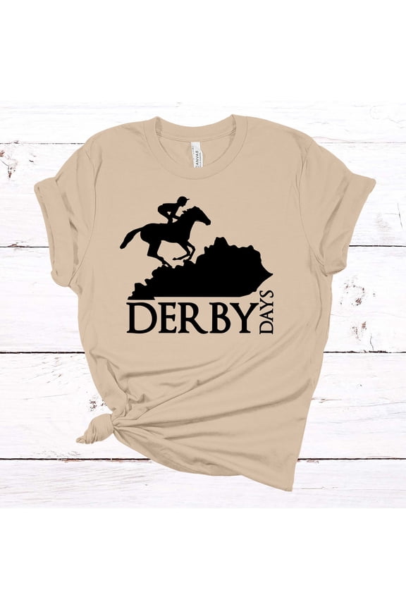 Derby Days, Derby Hats, Kentucky Races, Horse Racing, Kentucky Shirt, Soft Unisex Shirt, Plus Sizes Available All Size S-5XL