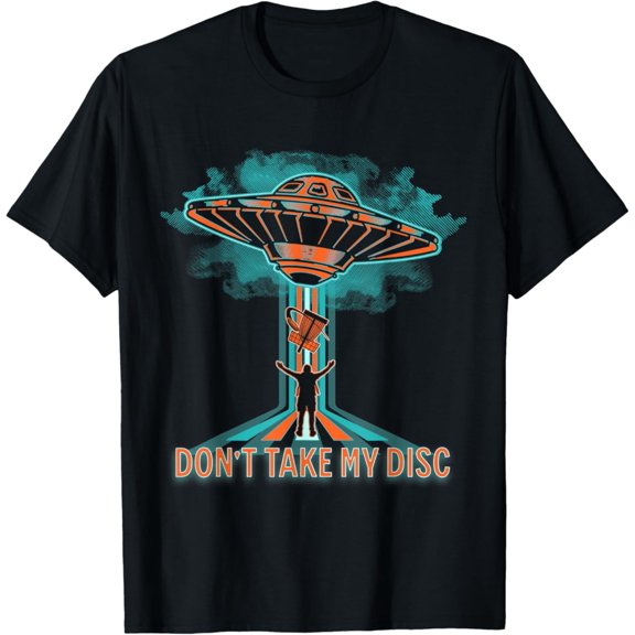 Simple Fit Disc Golf - Alien Don'T Take My Disc T-Shirt All Size S-5Xl