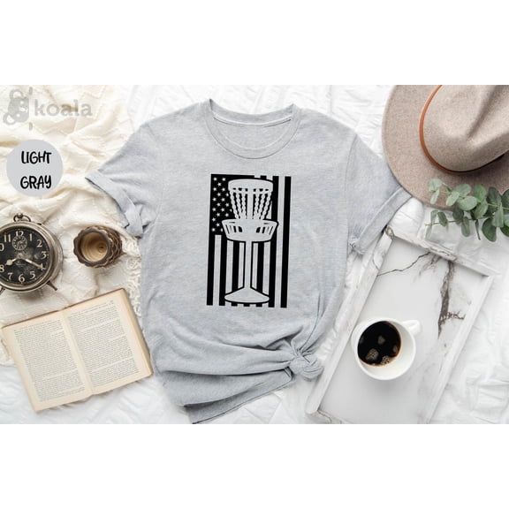 Simple Fit Disc Golf American Flag Shirt, Disc Golf Gift for Men, Frolf, Gift for Golfer, Flying Disc, USA Flag Disc Golfers, US Patriotic Disc Golfing All Size S-5XL