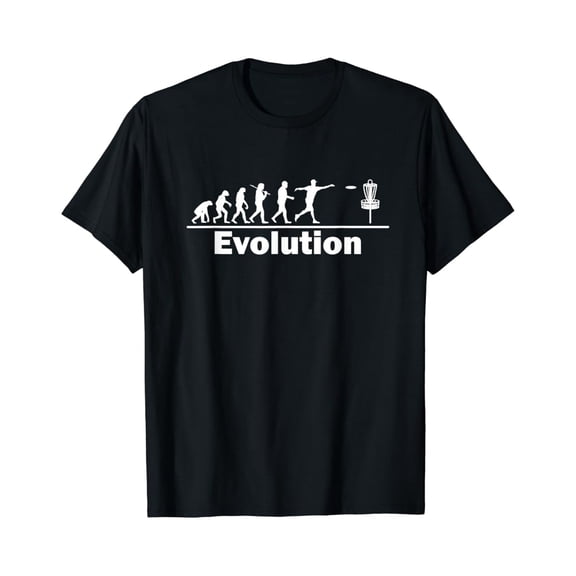 Simple Fit Disc Golf Evolution Evolve T-Shirt Frisbee Golf Frolf Tee All Size S-5Xl