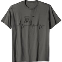 Simple Fit Disc Golf Heartbeat Cute Alternative Sports Lover Gift T-Shirt All Size S-5Xl