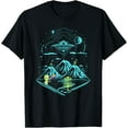 thumbnail image 1 of Simple Fit Disc Golf Space Alien Course T-Shirt All Size S-5Xl, 1 of 5