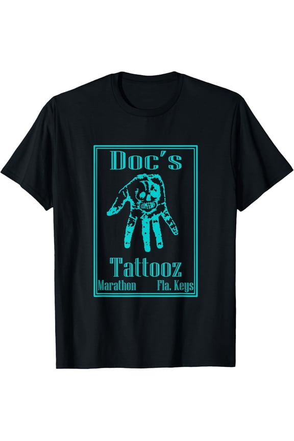 Doc'S Tattooz Florida Keys Logo T-Shirt All Size S-5Xl