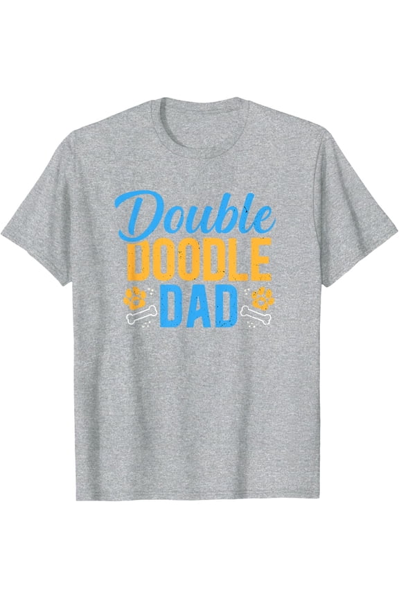 Double Doodle Dad Dog Lovers T-Shirt All Size S-5XL