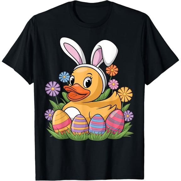 Simple Fit Duck You! Eggs Rubber Duckie Bath Duck T-Shirt