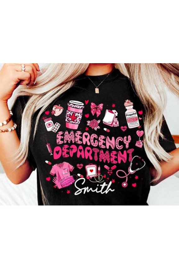 Emergency Department Valentine Shirt, Cute Er Shirt, Er Nurse Shirt, Emergency Room, Emergency Department,Cute Valentine Gift