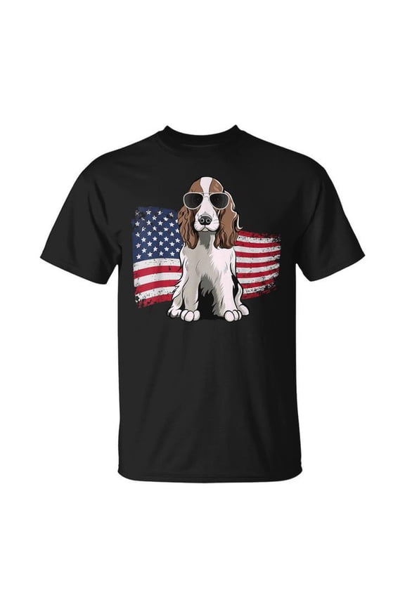Simple Fit English Springer Spaniel Dog Breed T Shirt All Size S-5XL