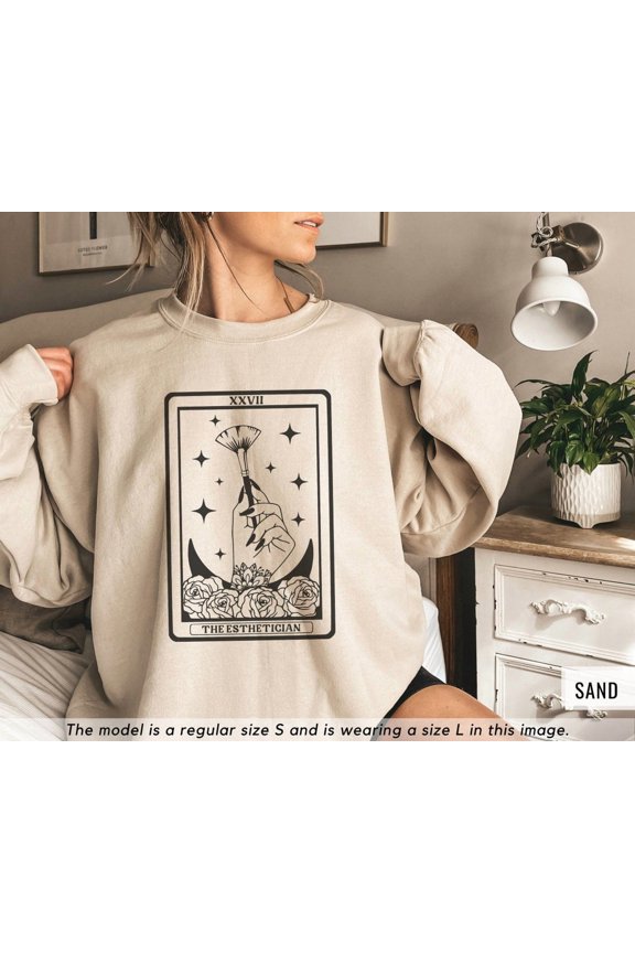 Esthetician , Esthetician Sweater, Gift For Esthetician, Esthetician Gift, Skin Care Sweater, Skin Therapist, Oversized Crewneck All Size S-5XL