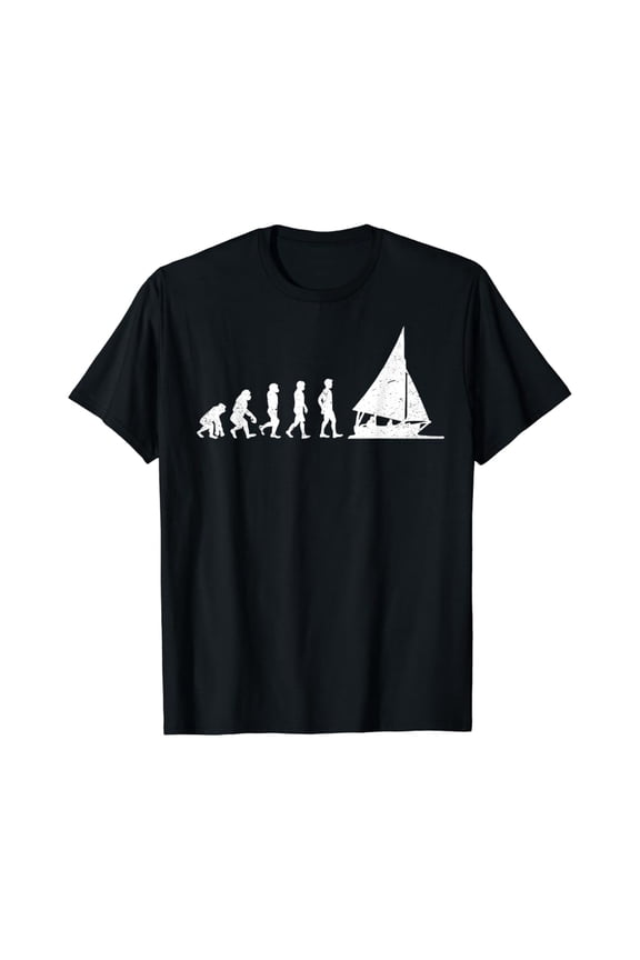 Evolution Of The Sailor Sailing Evolution T-Shirt All Size S-5XL