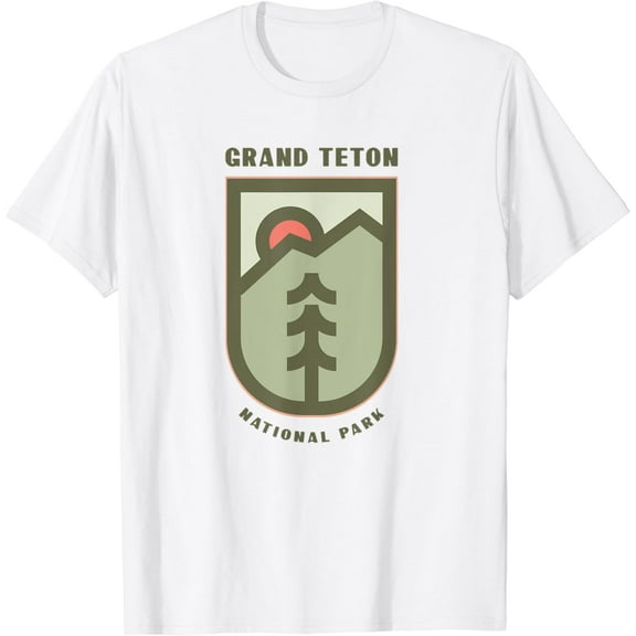 Simple Fit Family Vacation Gift - Grand Teton T-Shirt
