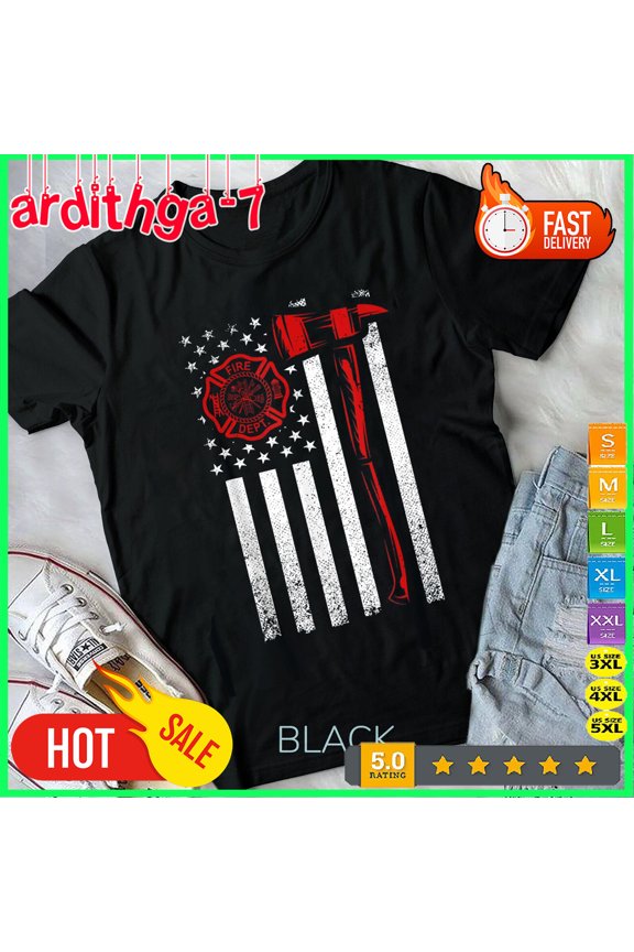 Fireman Tshirt American Flag Graphics Firefighter T-Shirtjpg1 Gift For Him/Her Gift For Him/Her