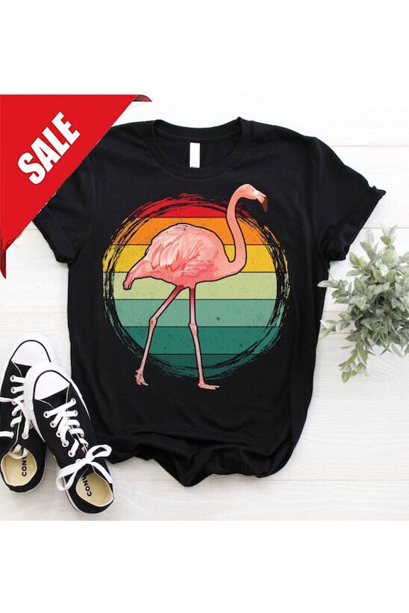 Flamingo Lover Vintage Retro Gift T-Shirt, Pink Flamingos Cute Costume, Awesome Gift For Him/Her Gift For Him/Her