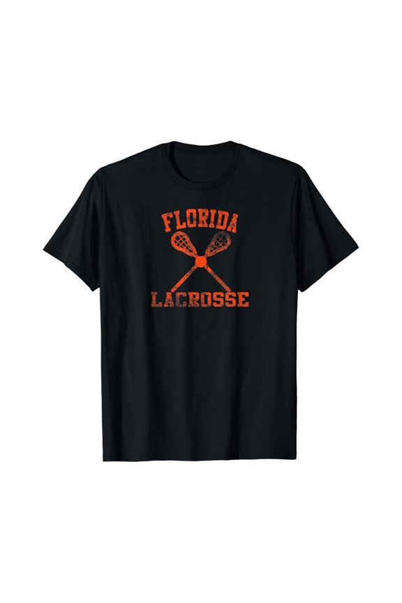Florida Lacrosse T-Shirt All Size S-5Xl