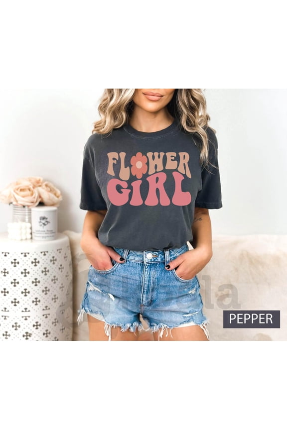 Flower Girl Shirt, , Petal Patrol Gifts Children, Bridal Party Gift, Gift for Her, Cute Flower Girl Idea, Box Flower Girl All Size S-5XL