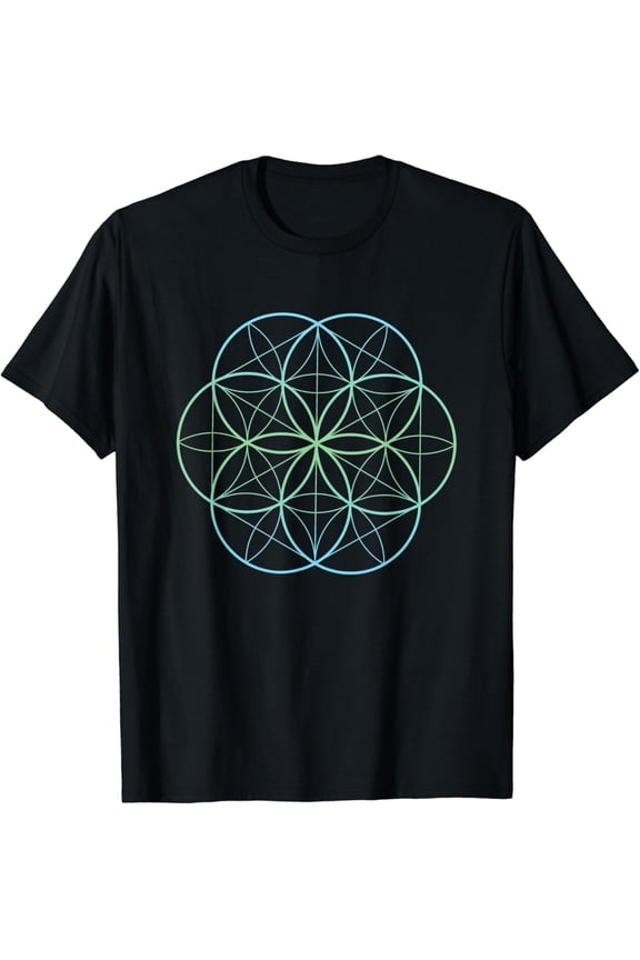 Flower Of Life Sacred Geometry Spiritual Clothes Men Women T-Shirt