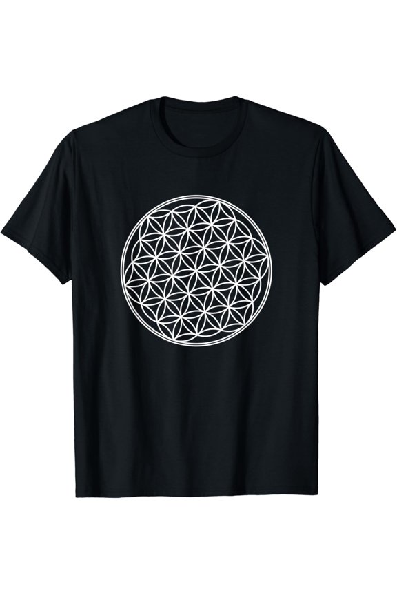 Flower Of Life Symbol: Sacred Geometry Cool Cycle Of Life T-Shirt