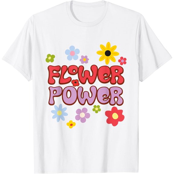 Simple Fit Flower Power Lucky Statet-Shirt