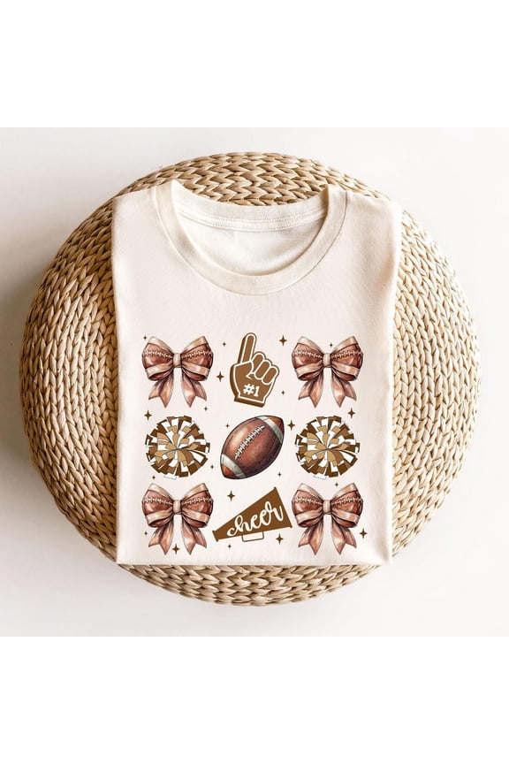 Football Mascot Shirt, Cute Football Mom Shirt, Football Lover Shirt, Cheer Mascot Tee, Football Team Jersey, Womens Football Season Shirt All Size S-5Xl