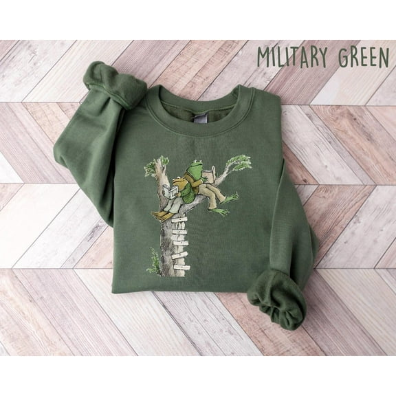 Simple Fit Frog And Toad Sweatshirt, Classic Book Cover Shirt, Frog And Toad Sweatshirt, Retro Frog Shirt, Classic Book Shirt Gift For Him/Her Sweatshirt