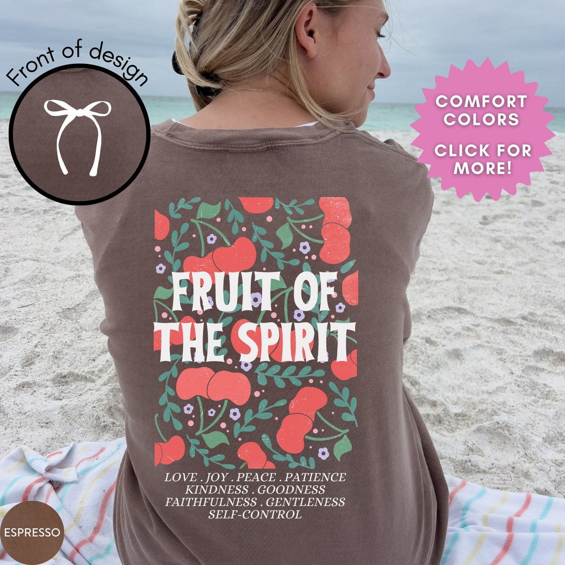Simple Fit Fruit Of The Spirit Shirt Cherry Fruits Of The Spirit Trendy ...