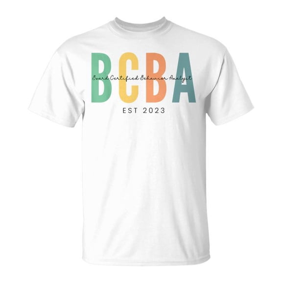 Simple Fit Future Behavior Analyst Bcba In Progress Training Est 2023 Unisex T Shirt Gift For Him/Her