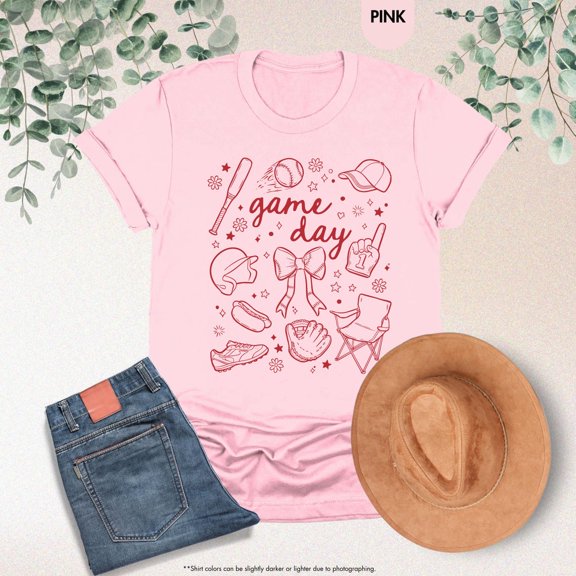 Simple Fit Game Day Baseball Shirt, Baseball Girls Shirt, Baseball Player Gift, Baseball Lover Shirt, Baseball Mom Tee, Baseball Season Tee, Baseball All Size S-5XL