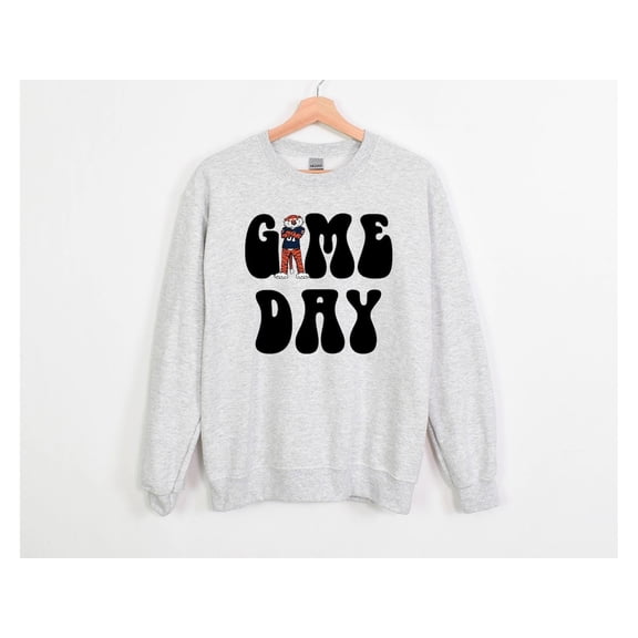 Simple Fit Game Day Sweatshirt, Football Fan , College Football Sweatshirt, Football Mom Crewneck, Football Game Day Sweater, Sports Mom Crewneck All Size S-5XL