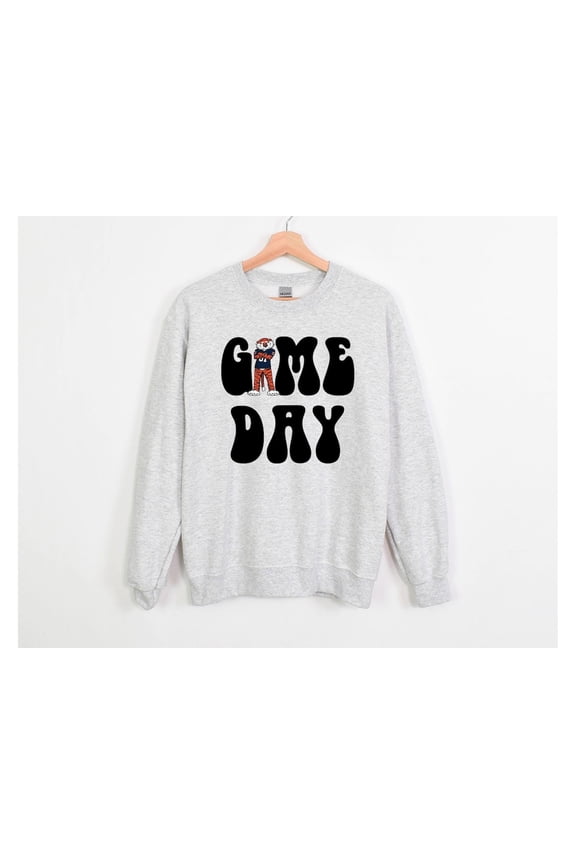 Game Day Sweatshirt, Football Fan , College Football Sweatshirt, Football Mom Crewneck, Football Game Day Sweater, Sports Mom Crewneck All Size S-5XL