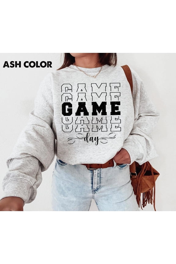 Game Day Sweatshirt, Vintage Football Shirt, Retro College Sports Tee, Tailgate Outfit, Unisex Fan Gift All Size S-5XL