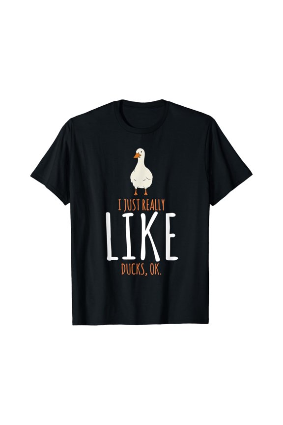 Ghost Costume Cute Duck Quack I Mean Boo Spooky T-Shirt