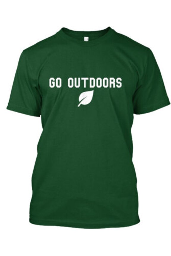 Go Outdoors T-Shirt Made in the USA All Size S-5XL