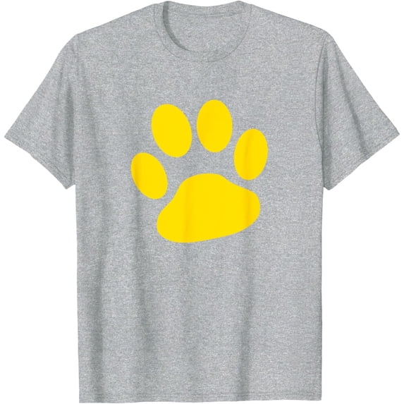 Simple Fit Gold Paw Print T-Shirt T-Shirt All Size S-5Xl - Walmart.com