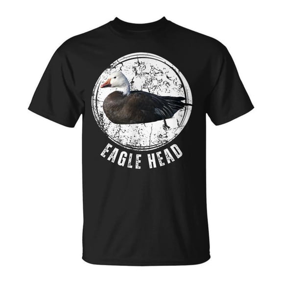 Simple Fit Goose Hunting Blue Goose Eagle Head Unisex T Shirt Gift For Him/Her
