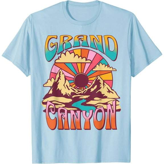Simple Fit Grand Canyon Nature Hiking Mountains Outdoors T-Shirt