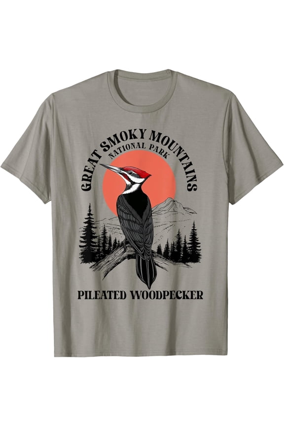 Great Smoky Mountains Pileated Woodpecker T-Shirt