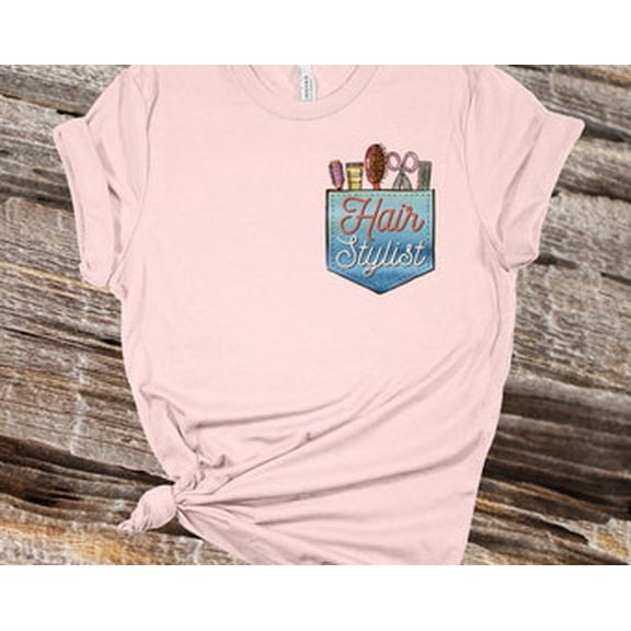 Simple Fit Hair Stylist, Pocket Print, Pocket Full Of Hair Tools, Best Hair Dresser, Beauty Shop, Soft Unisex, Plus Size Available All Size S-5XL