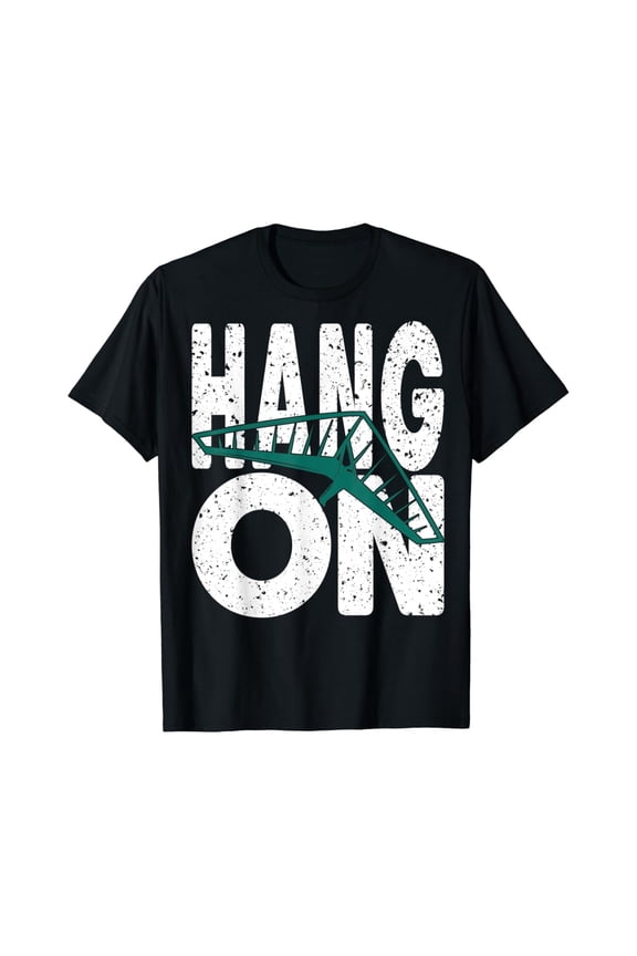 Hang On Hang Gliding Skydiving Wings Suit Pilot T-Shirt All Size S-5XL