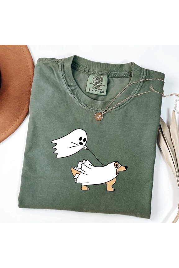 Happy Holidays Dog Ghost Shirt, Happy Holidays Ghost Tshirt, Spooky Season Dog Tee, Happy Holidays Cute Women Outfit, Happy Holidays Gift All Size S-5Xl