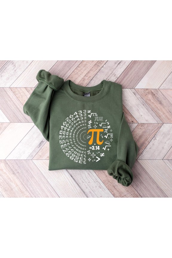 Happy Pi Day Math Teacher Sweatshirt, Math Shirt, Engineer Shirt, Math Lover Shirt, Gift For Math Teacher, Pi Symbol Shirt Gift For Him/Her Sweatshirt