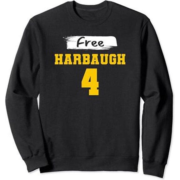 Simple Fit Harbaugh 4 Fall Season Unisex Crewneck Sweatshirt All Size S-5XL