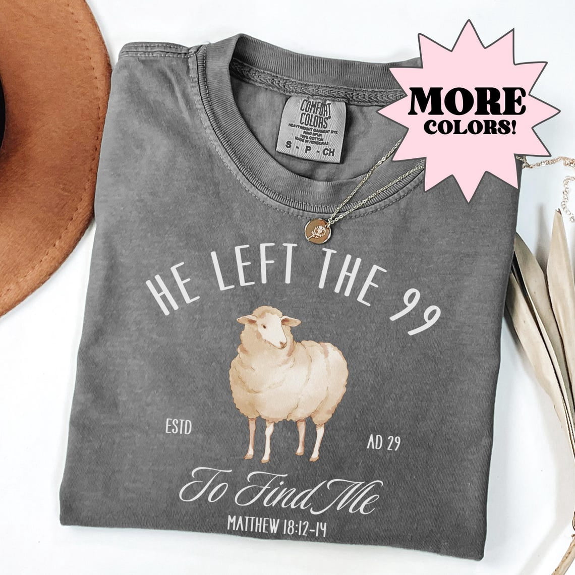 Simple Fit He Left The 99 To Save Me Shirt, Christian Shirt, Love Like ...