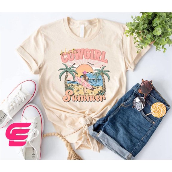 Simple Fit Hot Cowgirl Summer Shirt, Western Shirt, Hot Girl Summer Shirt, Cowgirl Shirt, Summer Shirt, Country Girl Shirt, Western Girl Shirt, Cowgirl Summer All Size S-5Xl
