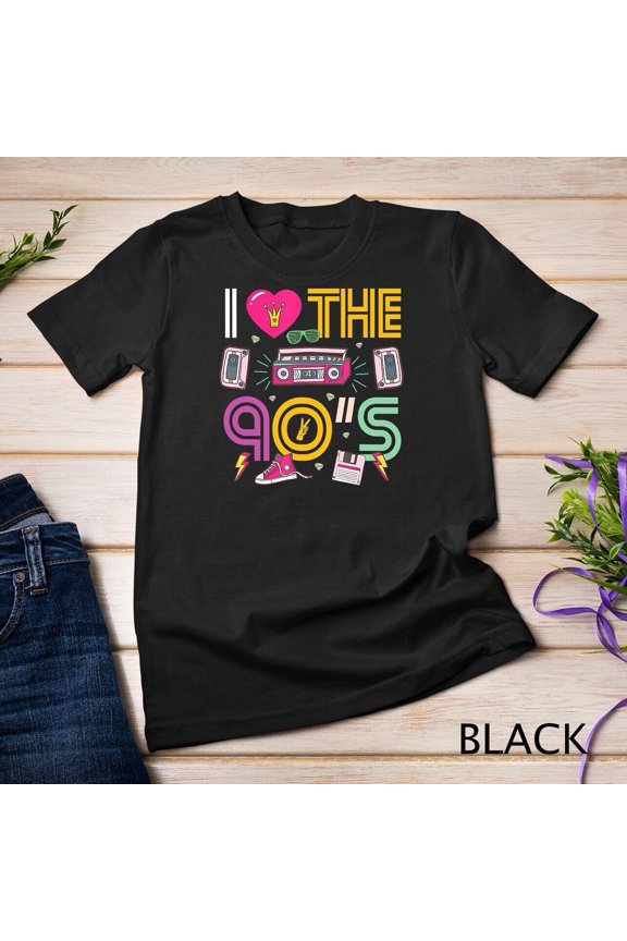 I Love The 90'S Costume Mixtape 90S Gift T-Shirt Unisex T-Shirt Gift For Him/Her Gift For Him/Her