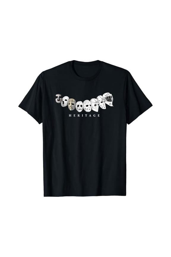 Ice Hockey Goalie Evolution Vintage To Modern Masks T-Shirt All Size S-5Xl