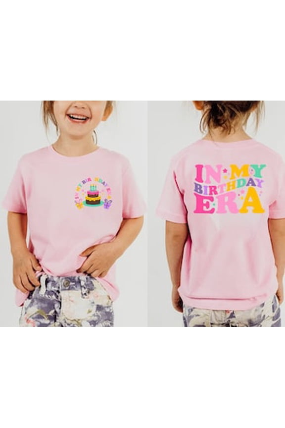 In My Birthday Era Shirt, Birthday Shirt, Retro Birthday Girl Gift, Birthday Tee, Girls Birthday Tee, Birthday Cake Shirt,