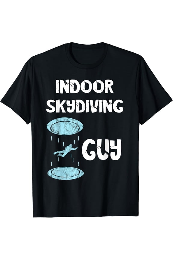 Indoor Skydiving Guy Tunnel Flight Skydiver Wingsuit Jumper T-Shirt All Size S-5XL