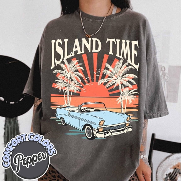 Simple Fit Island Time Shirt, Beach Life Shirt, Cruise Vacation Shirt, Island Shirt, Gift for Women, Summer Vibes Shirt, Relaxation Tee