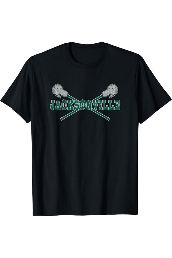 Jacksonville Lacrosse Lax Sticks T-Shirt All Size S-5Xl