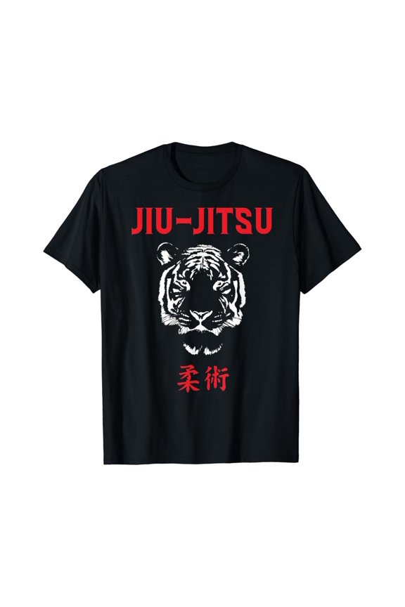 Simple Fit Jiu Jitsu Tiger Martial Arts Gift T-Shirt All Size S-5XL